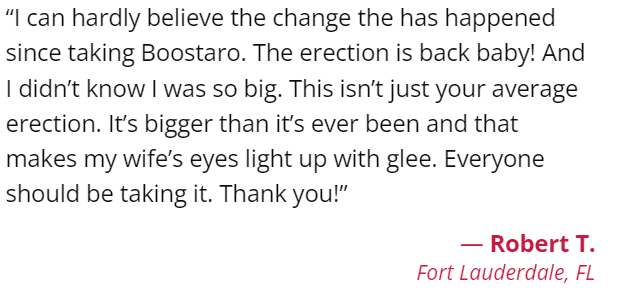 Customer testimonial